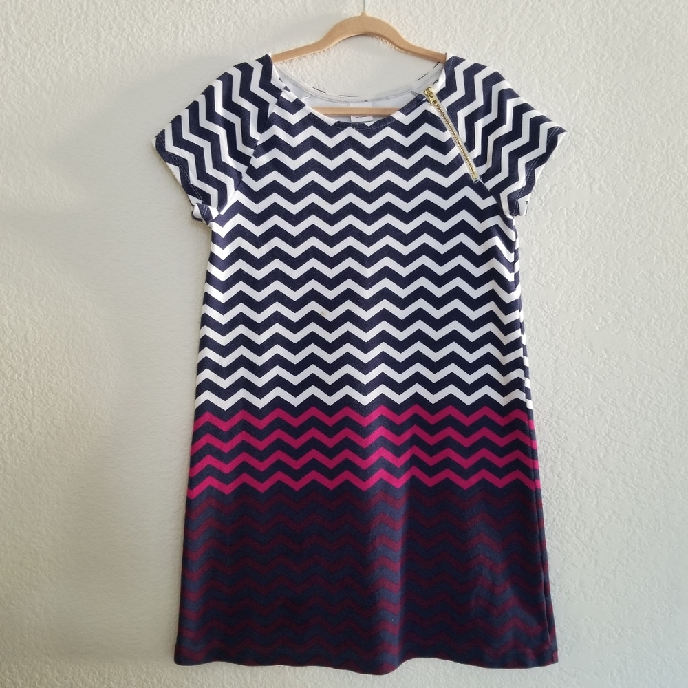 Gymboree Girls Size 10 Zig Zag Dress